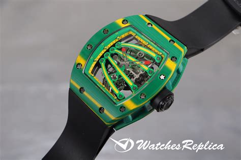 richard mille grünes kautschukband